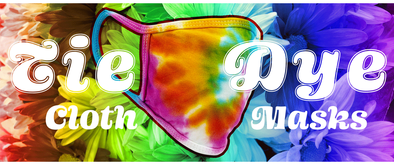 Tie Dye Masks Banner